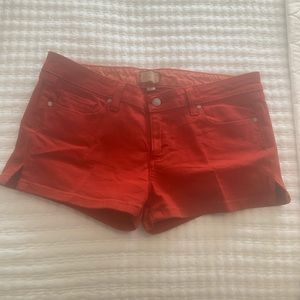 Red Paige shorts